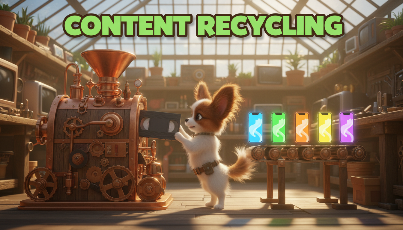 Content Recycling: So machst du aus einem Video fünf neue Reels